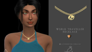 World Traveller Necklace by Glitterberryfly at TSR