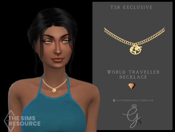 World Traveller Necklace by Glitterberryfly at TSR