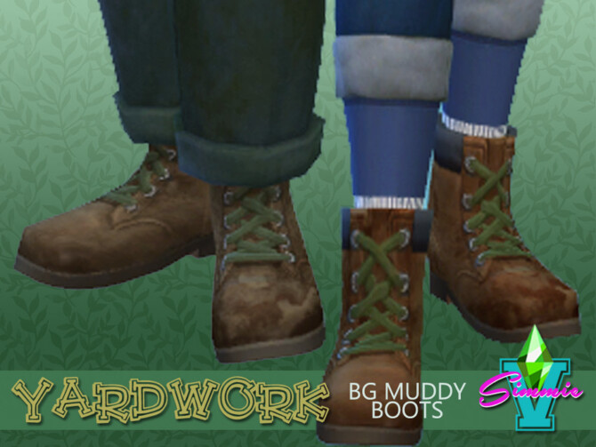 Yardwork Muddy BG Boots by SimmieV at TSR