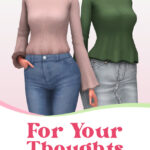 Your Thoughts top + jeans at Nolan Sims