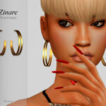 Zinare Earrings by Suzue at TSR