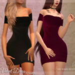 Zita Velvet Dress by Dissia at TSR