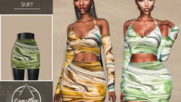 Zoria Set Skirt by Camuflaje at TSR