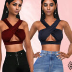 cassy Blouses by Saliwa at TSR