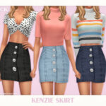 Kenzie Skirt by Black Lily at TSR