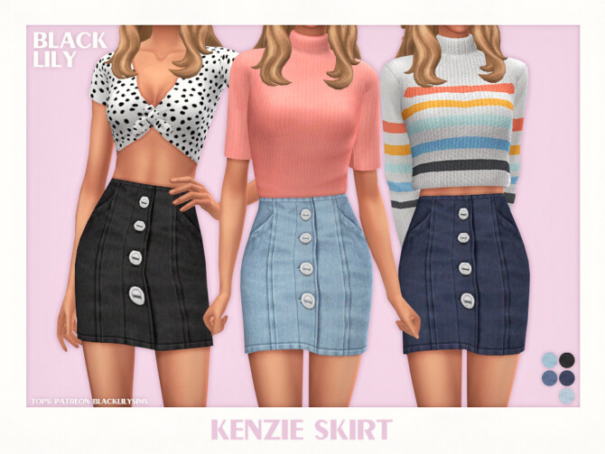 Kenzie Skirt by Black Lily at TSR