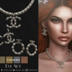 Eve Set: necklace & earrings at MURPHY