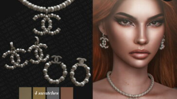 Eve Set: necklace & earrings at MURPHY