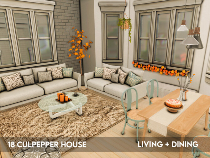 18 Culpepper House – Living and Dining by xogerardine at TSR