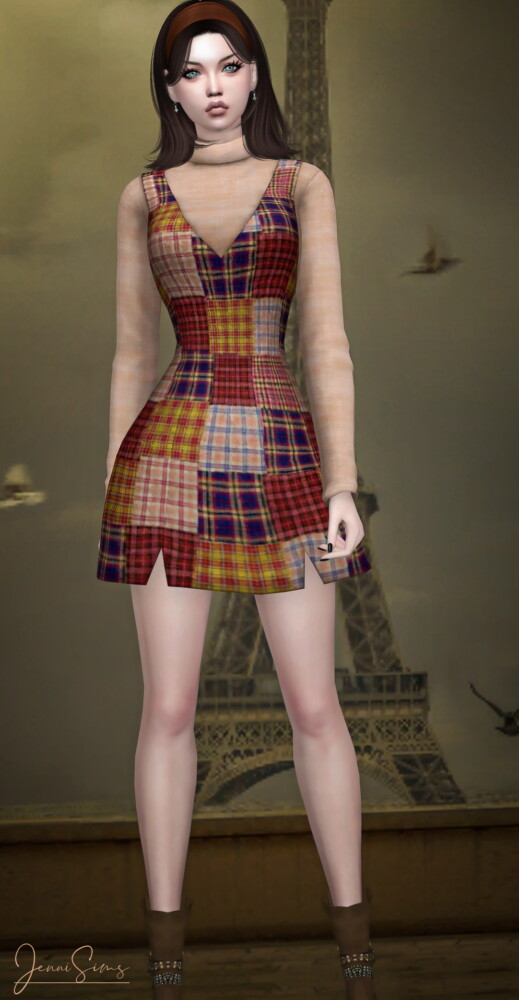 Dress BASE GAME COMPATIBLE at Jenni Sims