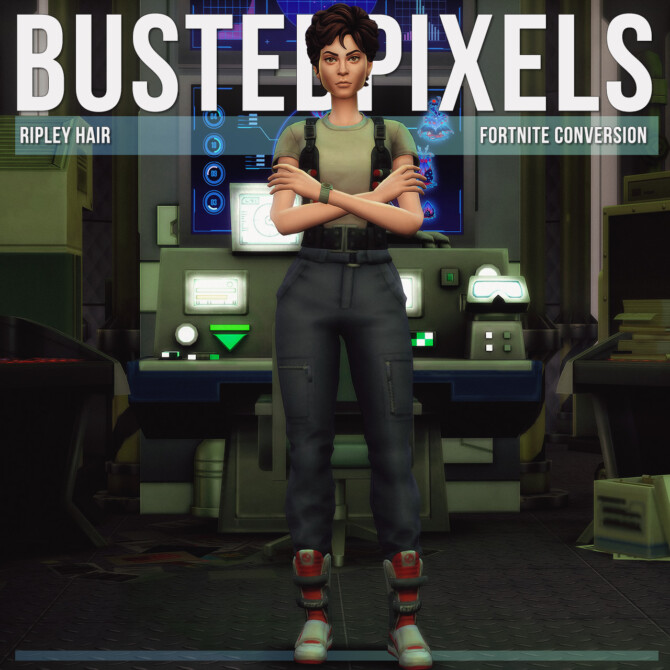 Fortnite Ripley Hair Conversion/Edit at Busted Pixels