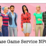 NPCs: Base Game Service Sims at Strenee Sims