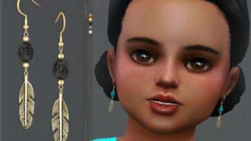 Liberty earrings | Toddlers version by sugar owl at TSR