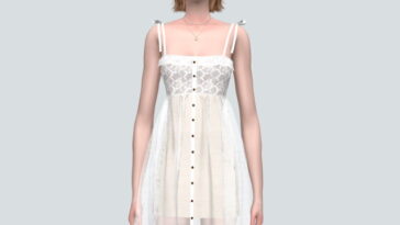 678 Lace Mini Dress at Marigold