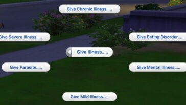 Physical/Mental Health System Overhaul at Mod The Sims 4