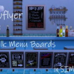 Menu/Specials Chalkboards For Your Business Venues at Mod The Sims 4