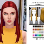 80’s Hairstyle Female by OranosTR at TSR