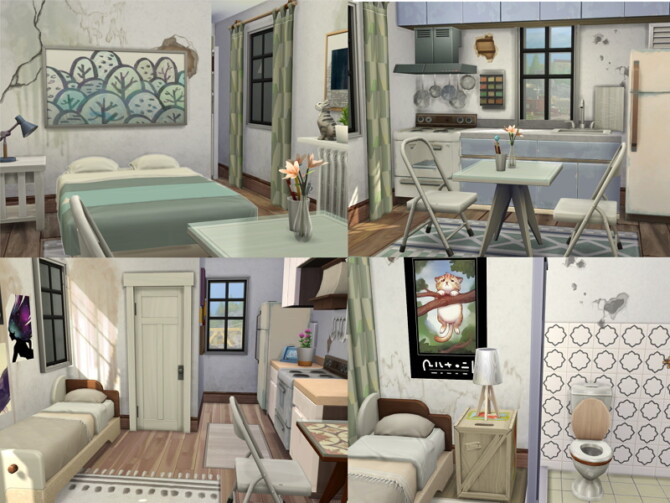 Shabby Train Station Apartment House by Flubs79 at TSR
