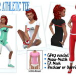 ATHLETIC TEE at Sims4Sue