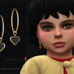 Adalind earrings for toddlers by sugar owl at TSR