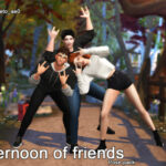 Afternoon of friends (Pose pack) by Beto_ae0 at TSR