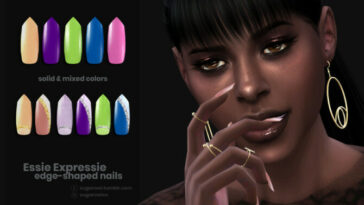 Ahead Of The Gamer | Essie Expressie edge nails by sugar owl at TSR