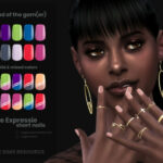 Ahead Of The Gamer | Essie Expressie short nails by sugar owl at TSR