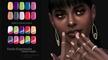 Ahead Of The Gamer | Essie Expressie short nails by sugar owl at TSR