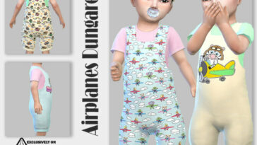 Airplane Dungarees by Pelineldis at TSR