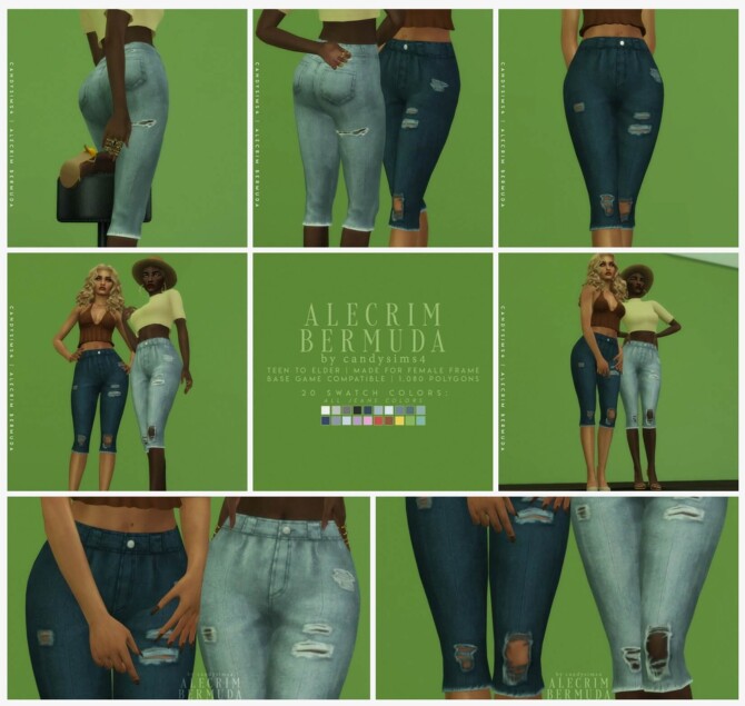 Alecrim Bermuda Shorts at Candy Sims 4