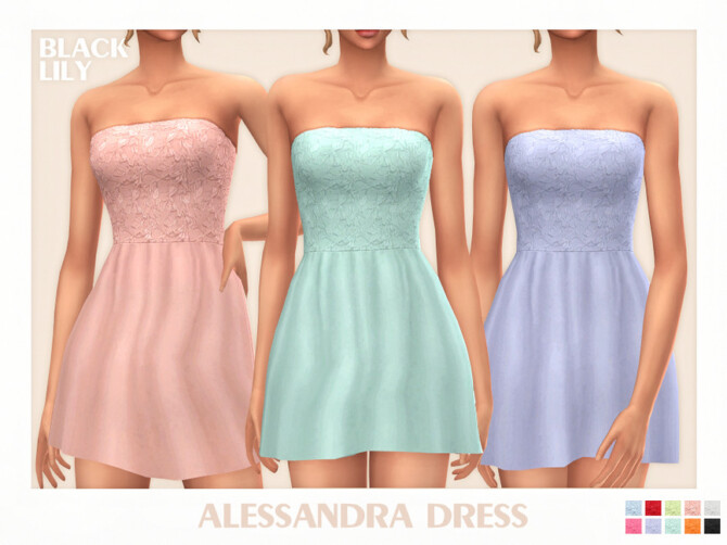 Alessandra Dress by Black Lily at TSR