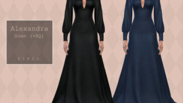 Alexandra Gown by Pipco at TSR