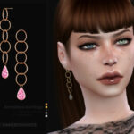 Amadeya earrings by sugar owl at TSR