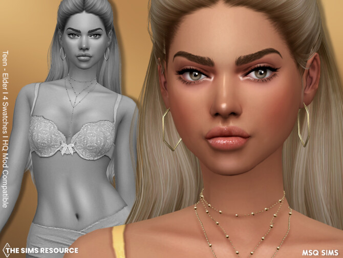 Amanda Skin Overlay at MSQ Sims