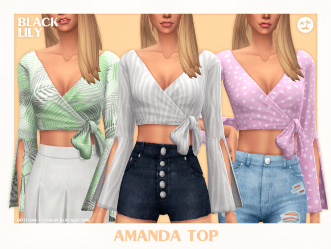 Amanda Top by Black Lily at TSR