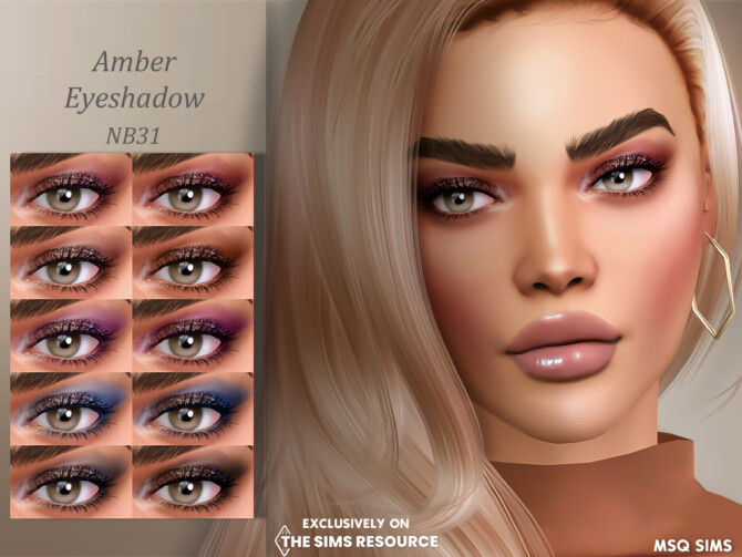 Amber Eyeshadow at MSQ Sims