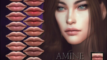 Amine Lipstick by RemusSirion at TSR