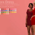 Amora Dress at Candy Sims 4