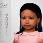 Angel Earrings Toddler by Suzue at TSR