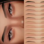 Angela Eyebrows NO 34 by cosimetic at TSR