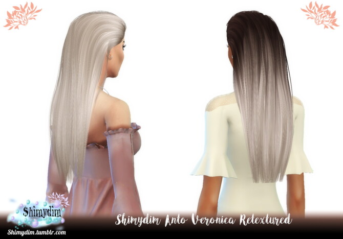 Anto Veronica Hair Retexture at Shimydim Sims