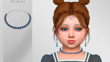 Anubia Necklace Toddler by Suzue at TSR