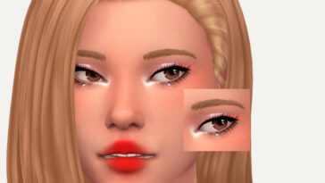 Apricot Eyeliner by Sagittariah at TSR