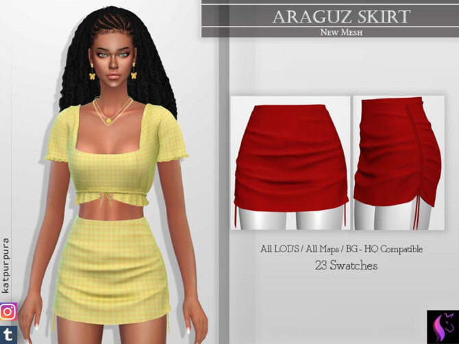 Araguz Skirt by KaTPurpura at TSR