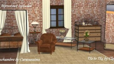 ArcanChambre by Caravansims TS2 to TS4 by Clara at All 4 Sims