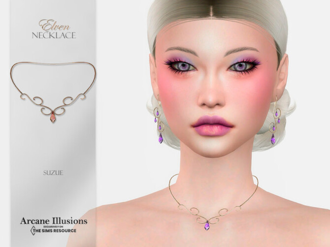 Arcane Illusion Elven Necklace by Suzue at TSR