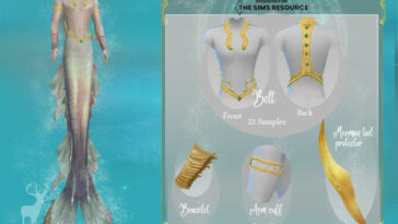 Arcane Illusions Accessories Merman Lunae by DanSimsFantasy at TSR