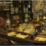 Arcane Illusions Alchemy Laboratory Pt.I furniture by Severinka_ at TSR