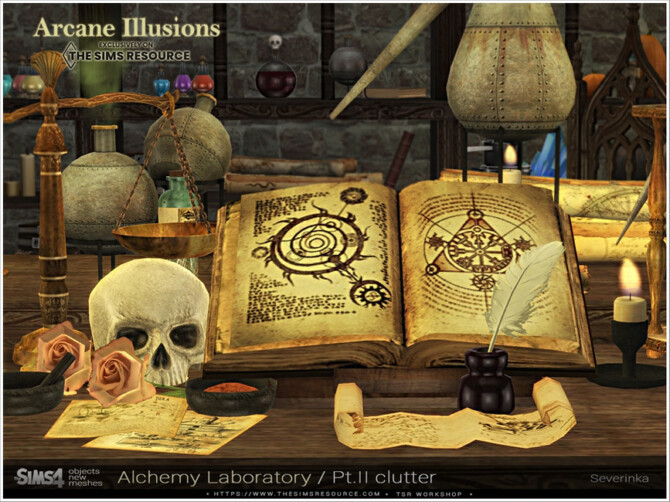 Arcane Illusions Alchemy Laboratory Pt.II clutter by Severinka_ at TSR