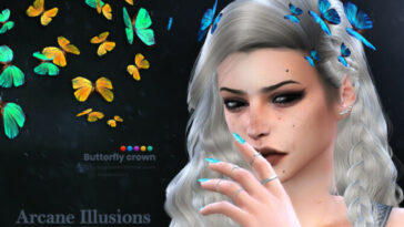 Arcane Illusions | Butterfly crown by sugar owl at TSR